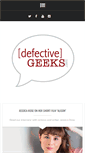 Mobile Screenshot of defectivegeeks.com
